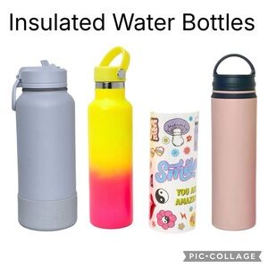 (3) Stainless Steel Water Bottles